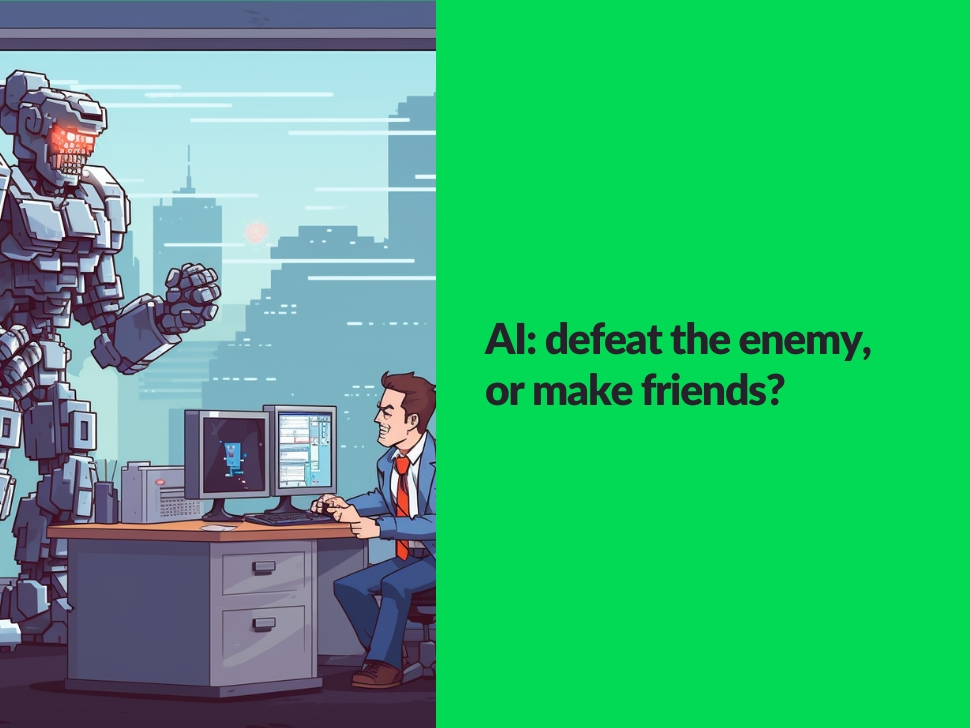 AI: defeat the enemy, or make friends?